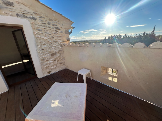 Vue du Ventoux depuis la terrasse